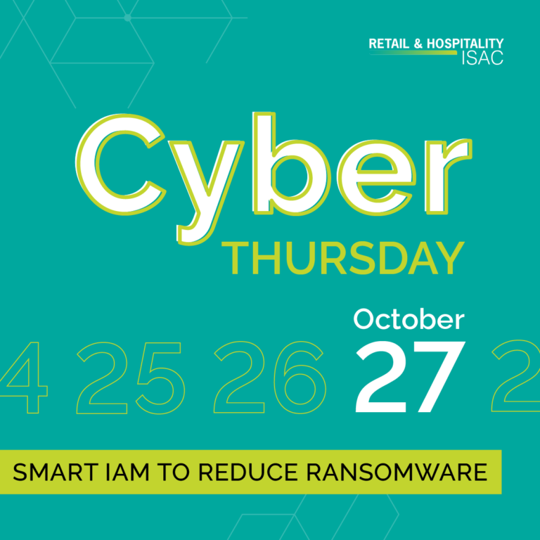 Smart IAM to Reduce Ransomware Risk Cyber Thursday logo