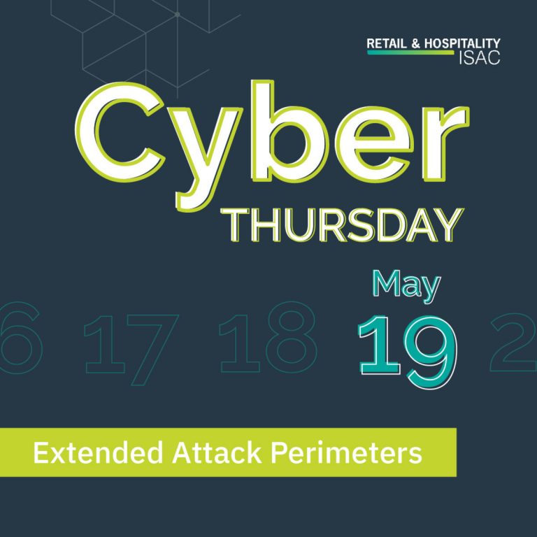 Cyber Thursday Webinar graphic - Extended Attack Perimeter