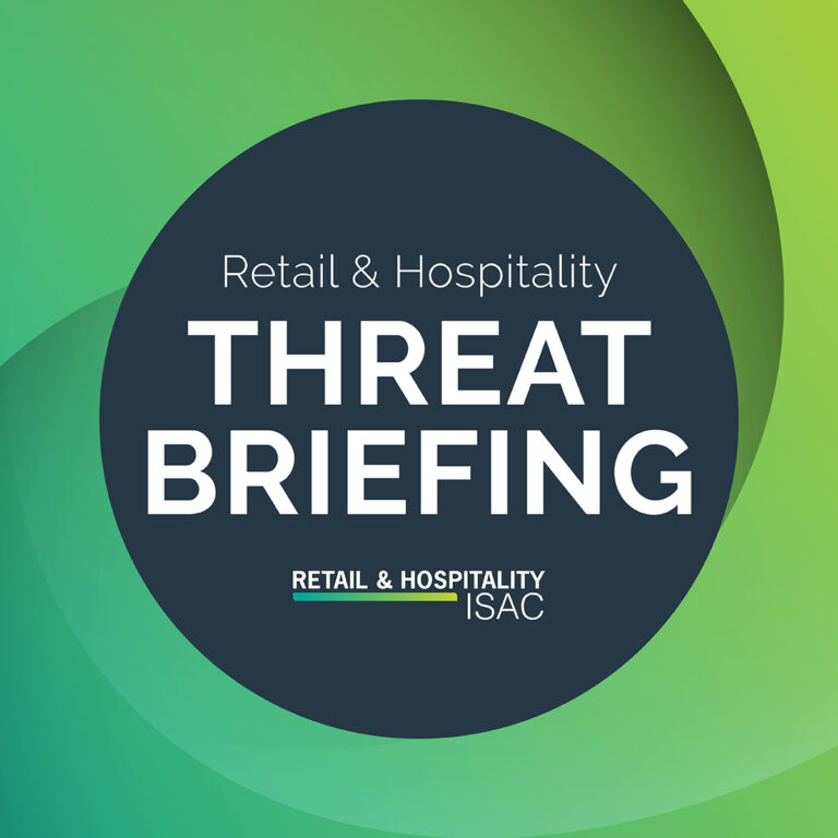 Retail & Hospitality Threat Briefing logo