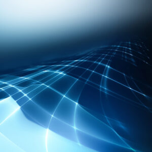 Abstract technology background with blue and white tones, 3D image